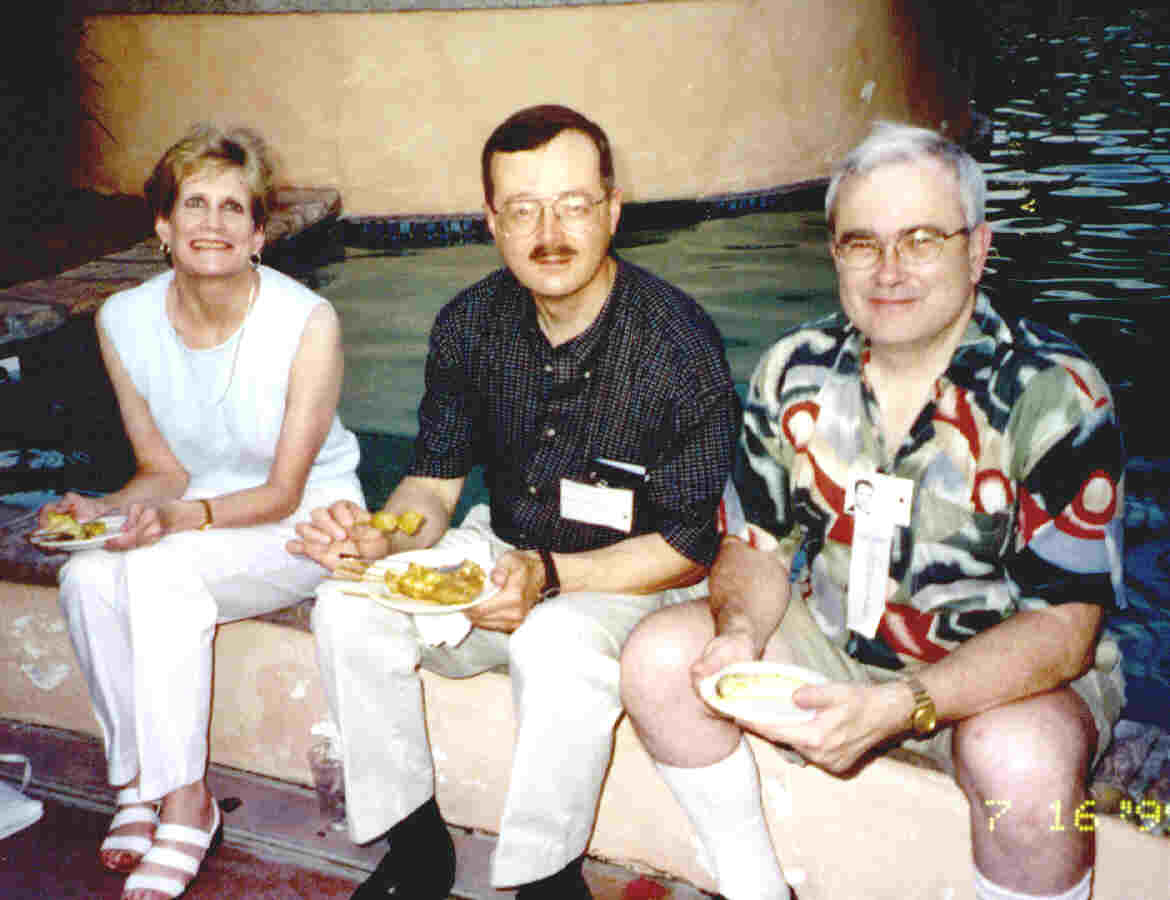 More revelers at Friday night's reception....
