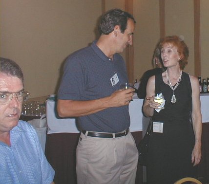 Critt chatting with a presently unknown woman...